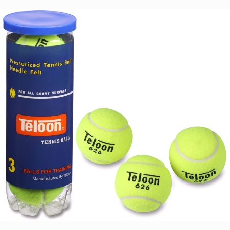 Купить Мяч для большого тенниса Teloon 626Т Р3  (3 шт) в Чите 