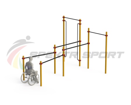 Купить Спортивный комплекс для инвалидов-колясочников WRK-D19_76mm в Чите 