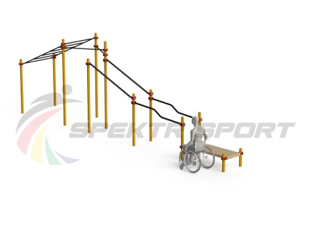 Купить Спортивный комплекс для инвалидов-колясочников WRK-D22_76mm в Чите 