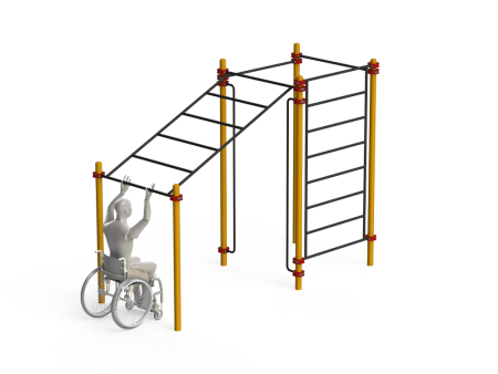 Купить Спортивный комплекс для инвалидов-колясочников WRK-D15_76mm в Чите 