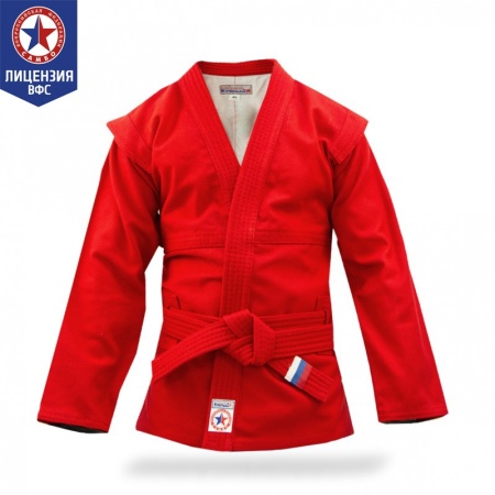 Купить Куртка для самбо "Атака" ВФС (подкладка, пояс)  р 36-48 в Чите 
