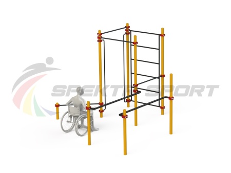 Купить Спортивный комплекс для инвалидов-колясочников WRK-D18_76mm в Чите 
